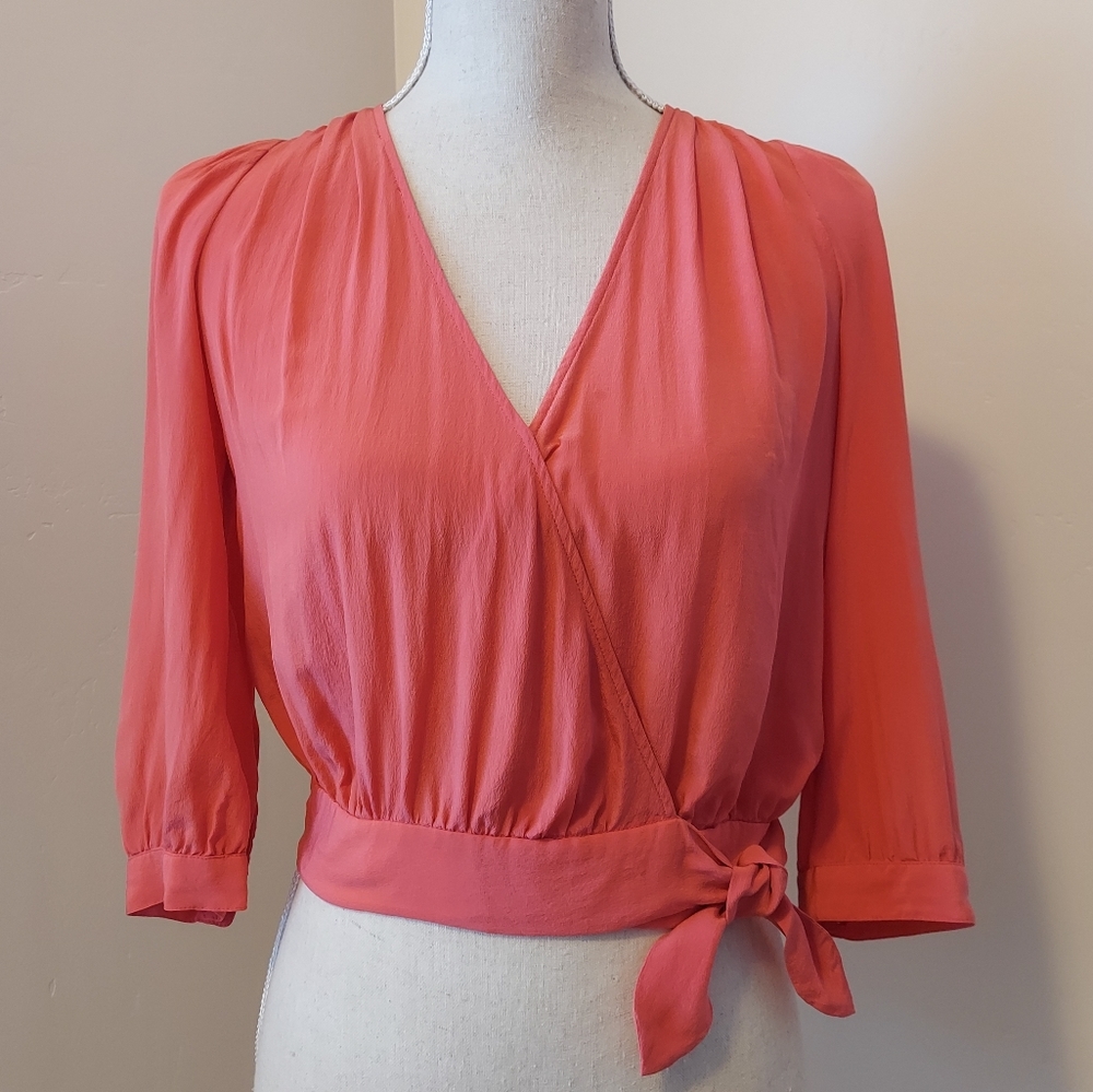 Madewell Wrap Crop Top